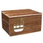 Casa "hilke" Em Madeira C/ Porta Feno 40x23x32 Cm Trixie