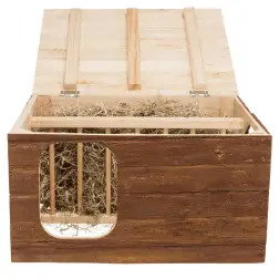 Casa "hilke" Em Madeira C/ Porta Feno 40x23x32 Cm Trixie #5 - 1040160101