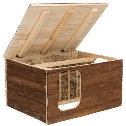 Casa "hilke" Em Madeira C/ Porta Feno 40x23x32 Cm Trixie #6 - 1040160101