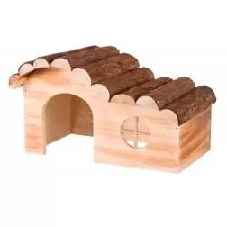 Casa "hanna" Em Madeira Natural 29x18x18 Cm Trixie - 1040160067