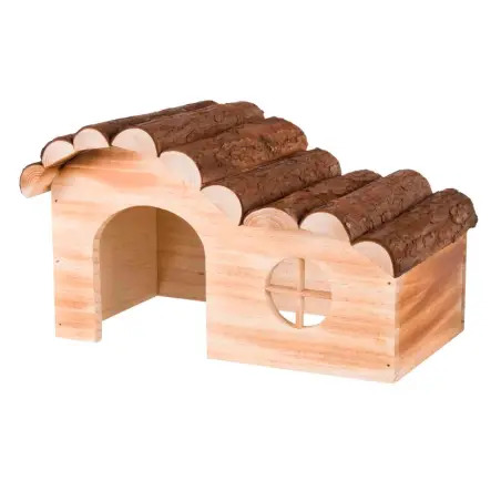 Casa "hanna" Em Madeira Natural 29x18x18 Cm Trixie - 1040160067