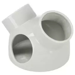 Casa Ceramica C/ 3 Entradas P/ Roedores Ø16x12 Cm ci Trixie - 1040160066