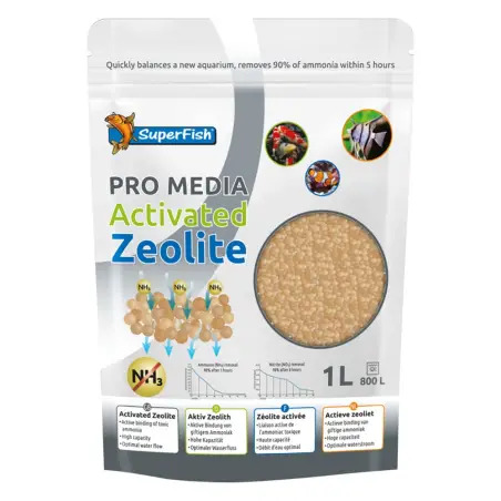 Superfish Pro Media Actif Zeo 1000 Ml Superfish - 1040100278