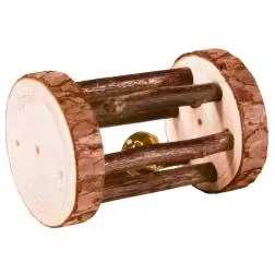 Rolo Em Madeira Natural C/ Guizo 5x7 Cm Trixie - 1040061010