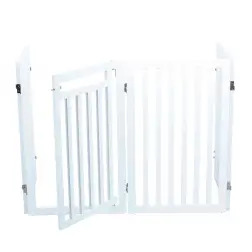 Barreira Em Mdf P/caes 3 Paineis+porta 60-160x81cm Trixie - 1040480024