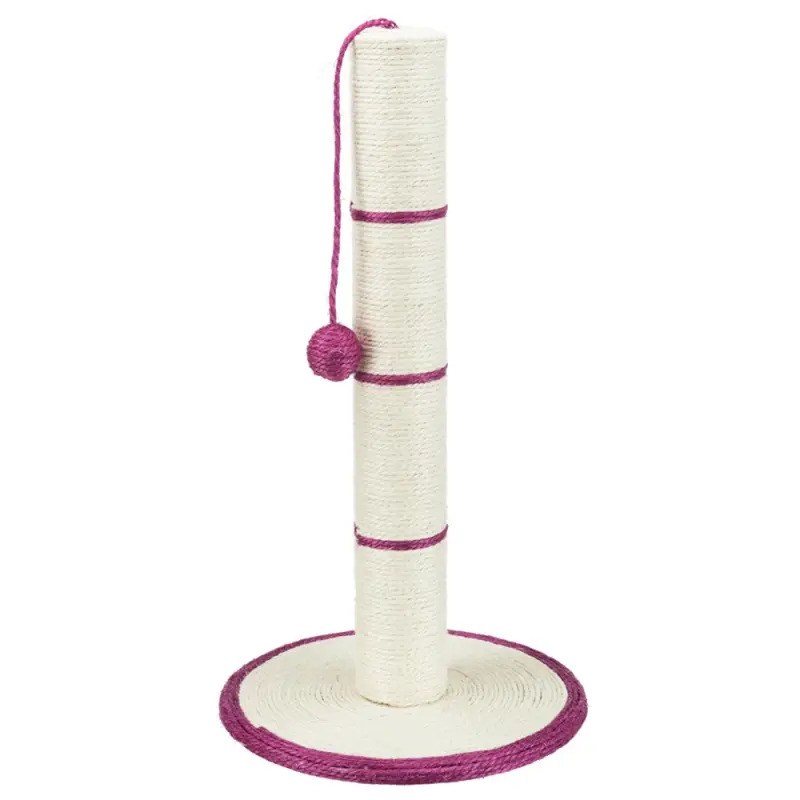 Poste De Arranhar Cilindrico C/ Base E Bola - 62 Cm . Trixie