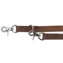Trela Ajustável "Rustic" em Couro 2,00mt/25mm Castanho Trixie #2 - 1040220585