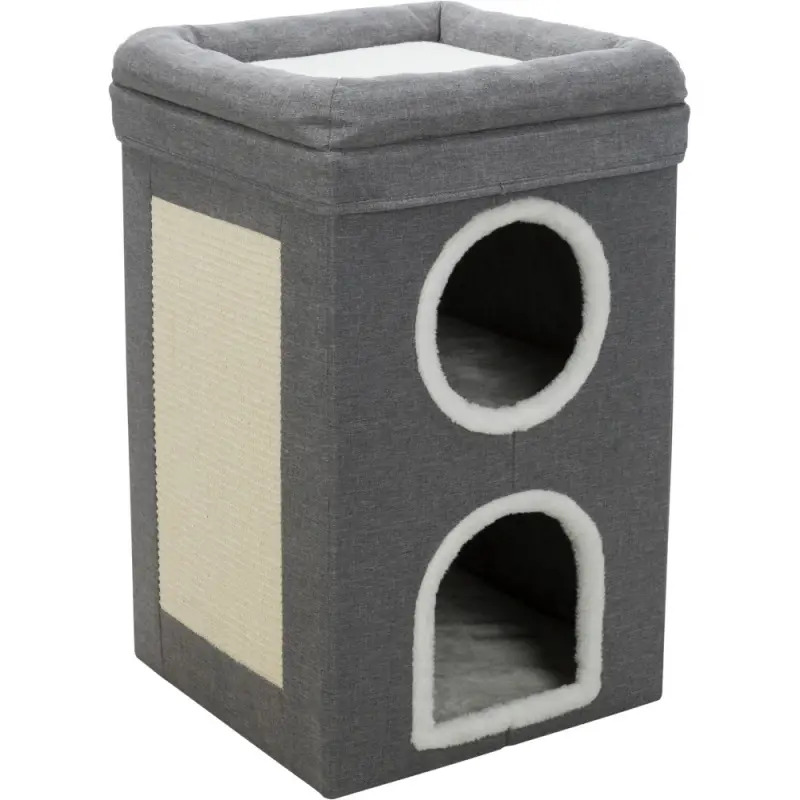 Cat Tower "saul" 64 Cm cinza/branco Trixie