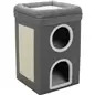 Cat Tower "saul" 64 Cm cinza/branco Trixie