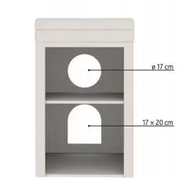 Cat Tower "saul" 64 Cm cinza/branco Trixie #1 - 1040061150