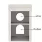 Cat Tower "saul" 64 Cm cinza/branco Trixie