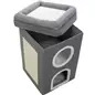 Cat Tower "saul" 64 Cm cinza/branco Trixie
