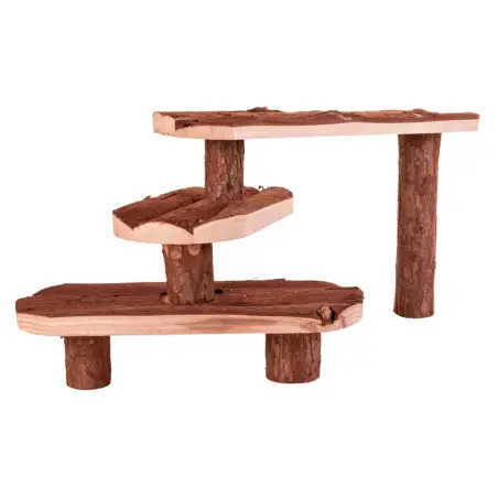 Escadas Em Madeira Natural P/ Roedores 38x24 Cm Trixie - 1040270083