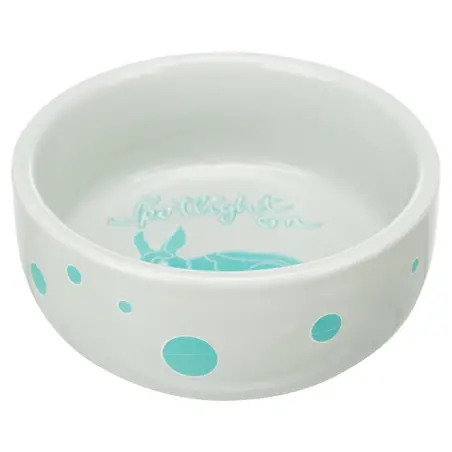 Gamela Em Ceramica "spotlight Comic" P/ Coelhos 250ml Trixie - 1040090578