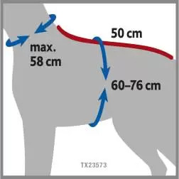 Robe Para Banho Tam. M – 50 Cm cinza Trixie - 1040490006