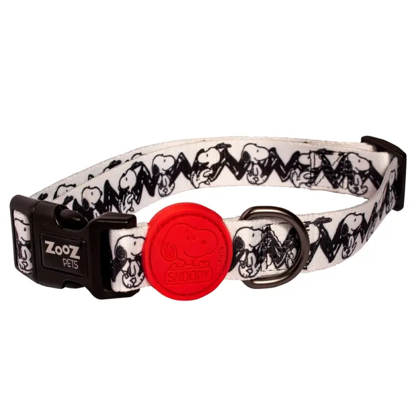 Coleira Branco Snoopy