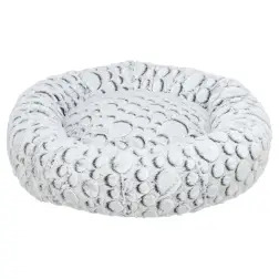 Cama Redonda "mila" Ø50 Cm branco-cinza Trixie - 1040070269