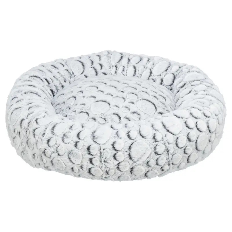Cama Redonda "mila" Ø50 Cm branco-cinza Trixie