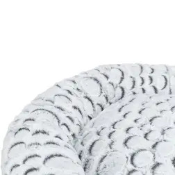 Cama Redonda "mila" Ø50 Cm branco-cinza Trixie - 1040070269