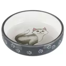 Gamela Em Ceramica 0,3 Lt / Ø 15 Cm cinzento Trixie - 1040090605