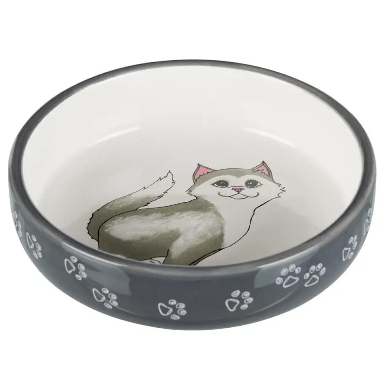 Gamela Em Ceramica 0,3 Lt / Ø 15 Cm cinzento Trixie