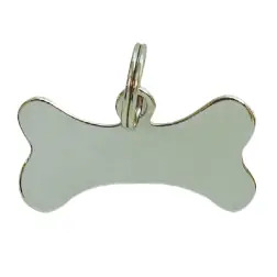 Identific. De Metal forma Osso - Peq. emb. C/ 4 EX - 1040220608