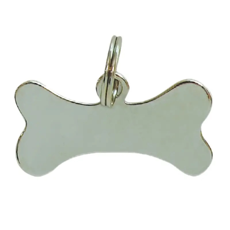 Identific. De Metal forma Osso - Peq. emb. C/ 4 EX