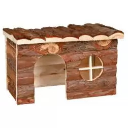 Casa "jerrick" Em Madeira Natural 28x16x18 Cm Trixie - 1040160036