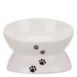Gamela Elevada Em Ceramica P/gatos 0,15 Lt/ø 13 Cm b Trixie - 1040090301