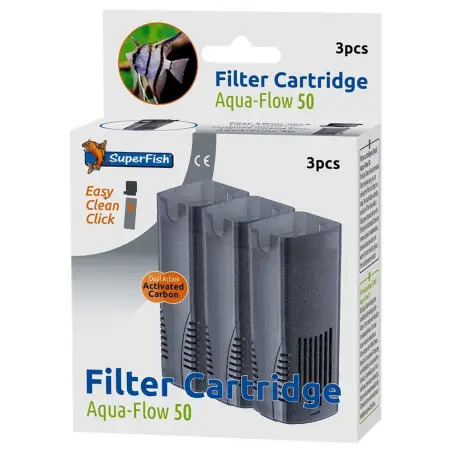 Recargas P/ Filtro "aquaflow 50" esponja C/ Carva Superfish - 1040100190