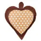 Coraçao Em Tecido C/ Recheio De Valeriana - 11 Cm Trixie