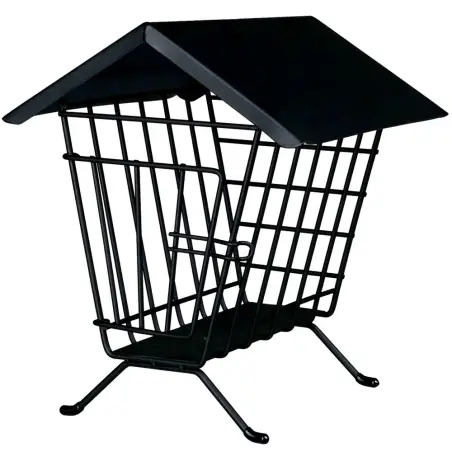 Porta Feno Em Metal 20x23x20 Cm preto Trixie - 1040270070
