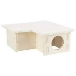 Abrigo Em Madeira C/ 3 Divisorias 25x10x25 Cm Trixie - 1040160070
