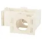Abrigo Em Madeira C/ 3 Divisorias 25x10x25 Cm Trixie