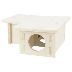 Abrigo Em Madeira C/ 3 Divisorias 25x10x25 Cm Trixie #3 - 1040160070