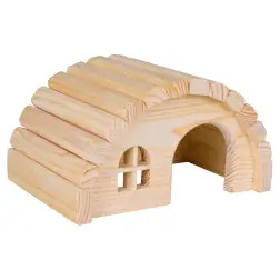 Casa Em Madeira De Pinho P/ Porq. Da India 29x17x20 C Trixie - 1040160027