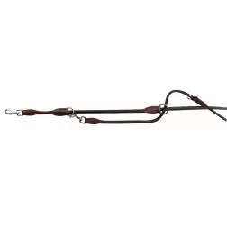 Trela Ajust. Em Pele "active" 2,00 Mt / 8 Mm castanh Trixie - 1040220604
