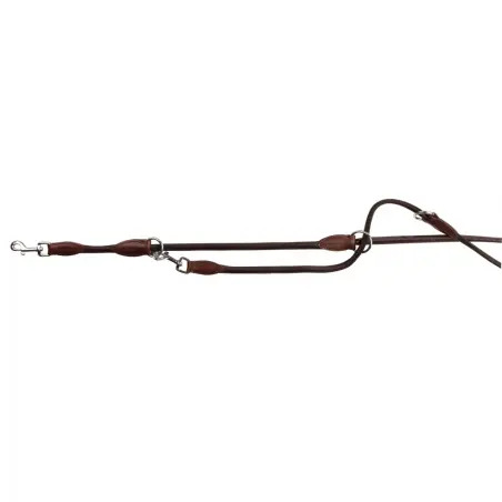 Trela Ajust. Em Pele "active" 2,00 Mt / 8 Mm castanh Trixie - 1040220604