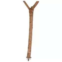 Poleiro Em Madeira Natural C/ Forma De "y" - 35 Cm Trixie - 1040190052