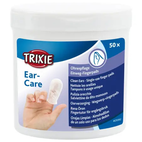 Dedeiras Suaves P/ Limpeza De Orelhas 50 Unid. Trixie - 1050200022