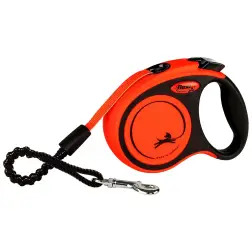 Flexi Xtreme fita 3 Mt / 15 Kg preto/laranja Trixie - 1040220605
