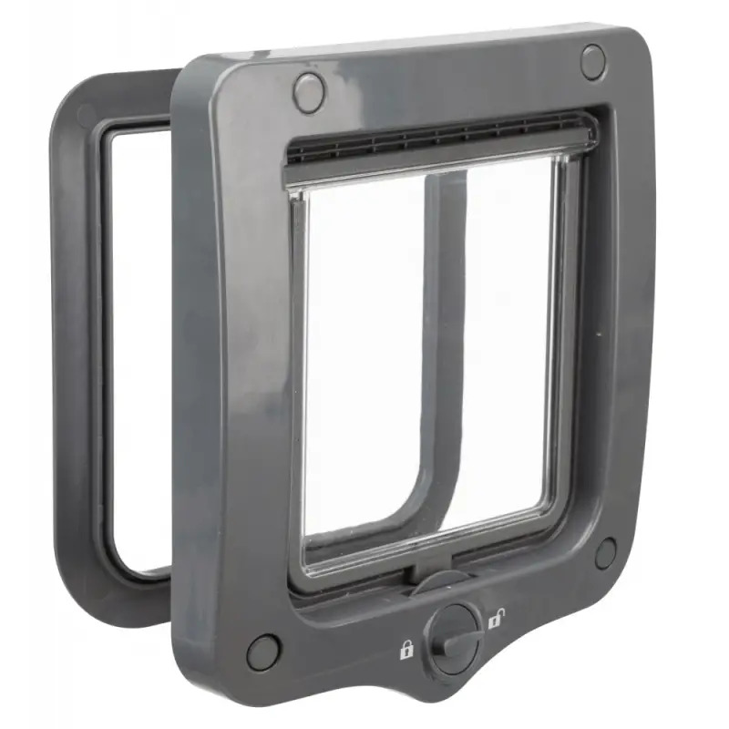 Porta Trixie 2 Funçoes P/ Gato 20x22 Cm cinzento Trixie
