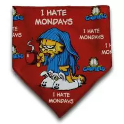 Lenço Garfield "i Hate Mondays"  22,5 Cm Garfield - 1040240778