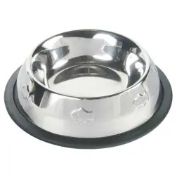 Gamela Inox Anti-derrap. C/ Motivos P/ Gatos 0,2 Lt . Trixie - 1040090469
