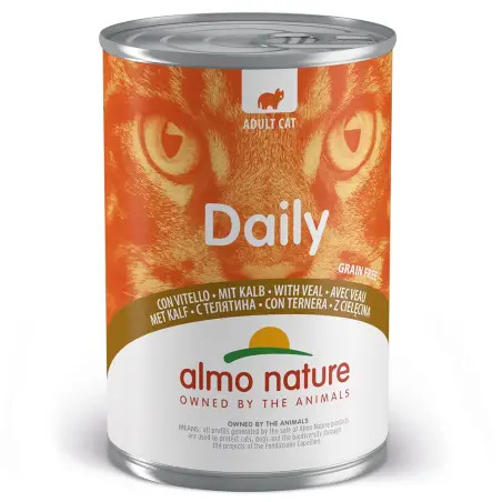 Almo Cat Daily - Vitela lata 400 Gr » Almo Nature - 1540260193