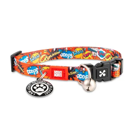 Coleira com ID Tag "Heroes" para Gato Max&Molly - 1040080715