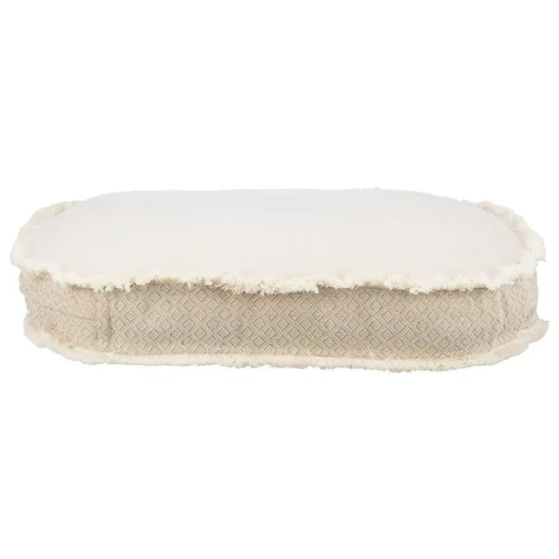 Colchao Oval "boho" 80x65 Cm bege Trixie