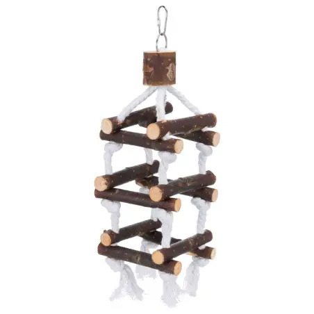 Brinquedo Torre em Corda e Madeira 51cm para Aves 5887 Trixie - 1040060350