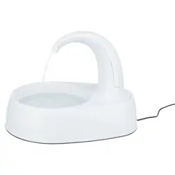 Bebedouro/fonte "curved Stream" 2,5 Lt branco . Trixie - 1040090387