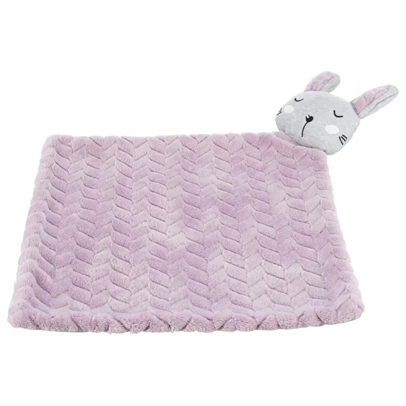 Junior Manta C/ Coelho 55x40 Cm lilas Claro/cinza Cl Trixie